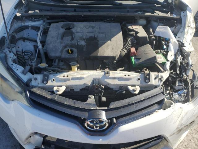 5YFBURHE2FP345563 - 2015 TOYOTA COROLLA L WHITE photo 11