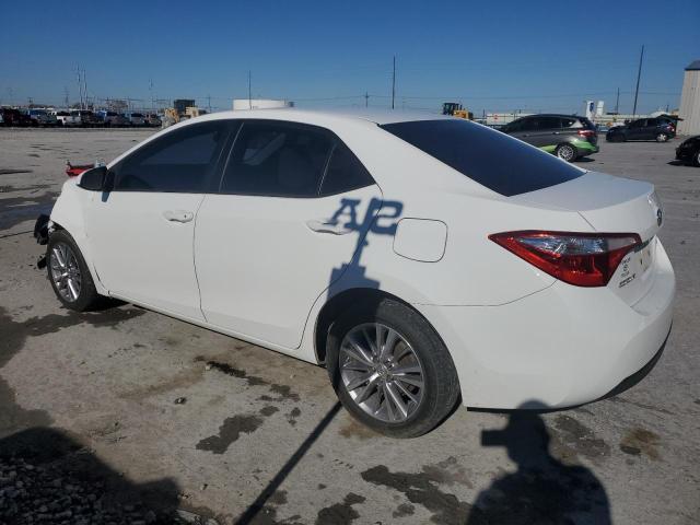 5YFBURHE2FP345563 - 2015 TOYOTA COROLLA L WHITE photo 2