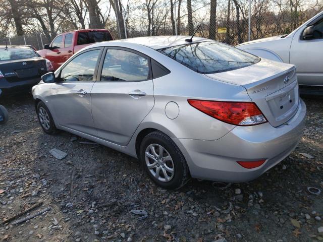 KMHCT4AE9DU324922 - 2013 HYUNDAI ACCENT GLS SILVER photo 2