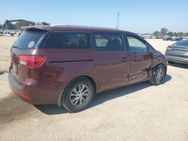 KNDMB5C13F6052127 - 2015 KIA SEDONA LX MAROON photo 3