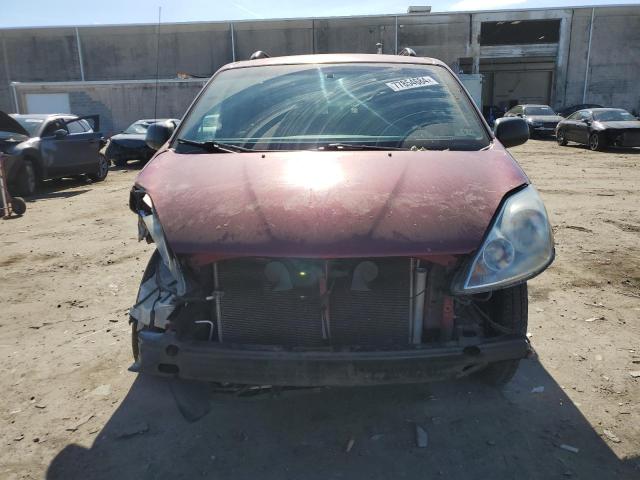 5TDZA23C66S539556 - 2006 TOYOTA SIENNA CE BURGUNDY photo 5