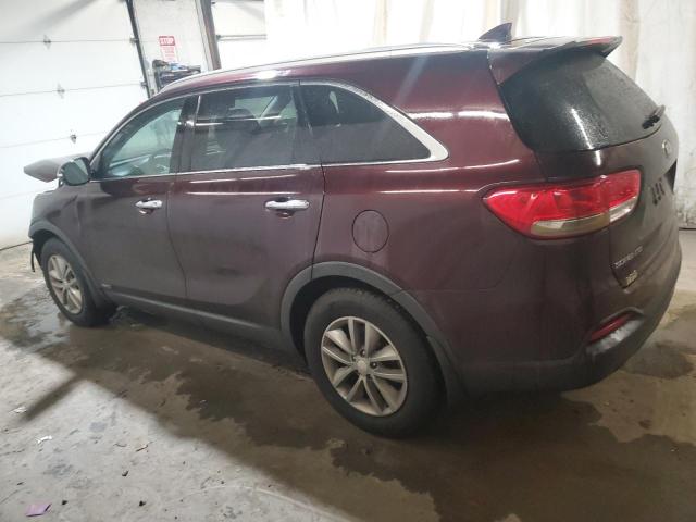 5XYPGDA32GG078746 - 2016 KIA SORENTO LX BURGUNDY photo 2