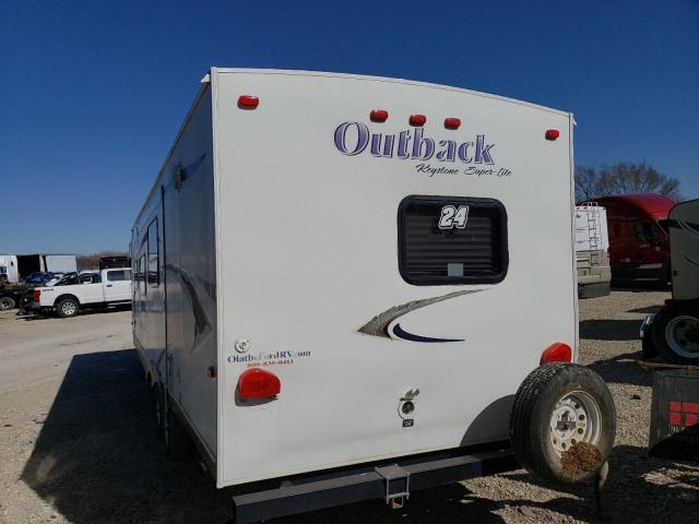 4YDT30023AB452677 - 2010 KEYSTONE OUTBACK WHITE photo 3