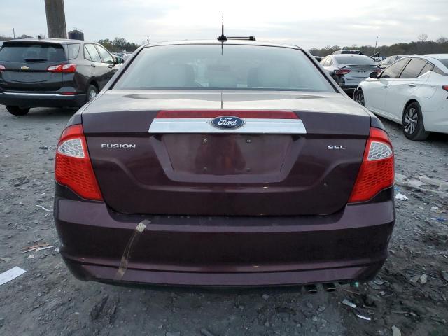 3FAHP0JA1CR263050 - 2012 FORD FUSION SEL PURPLE photo 6