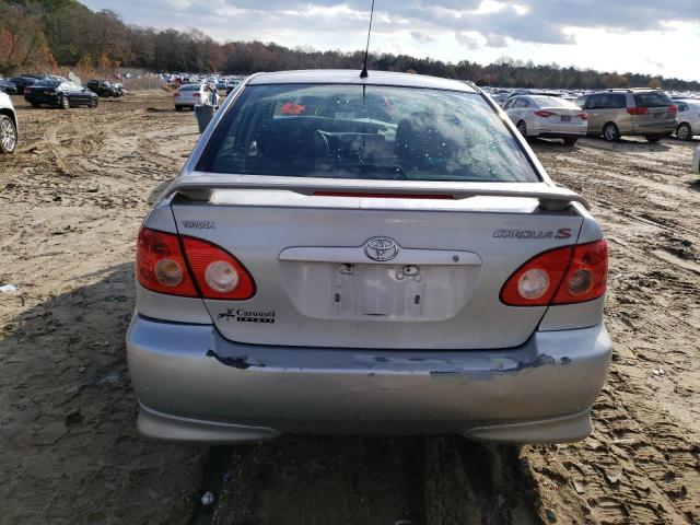 2T1BR30E67C772711 - 2007 TOYOTA COROLLA CE SILVER photo 6