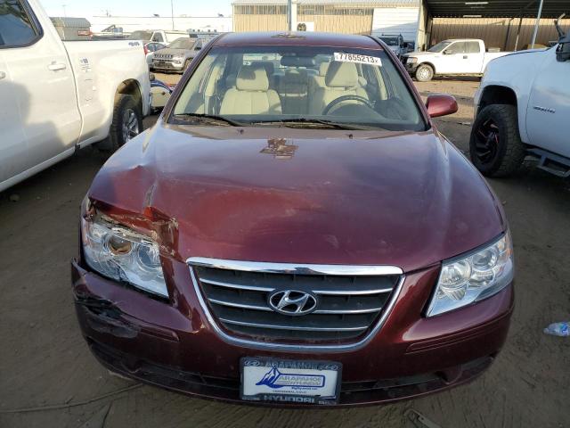 5NPET4ACXAH640458 - 2010 HYUNDAI SONATA GLS MAROON photo 5