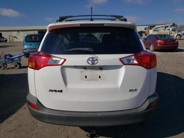 2T3WFREV6EW083342 - 2014 TOYOTA RAV4 XLE WHITE photo 6