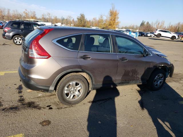 5J6RM4H36EL033845 - 2014 HONDA CR-V LX GRAY photo 3