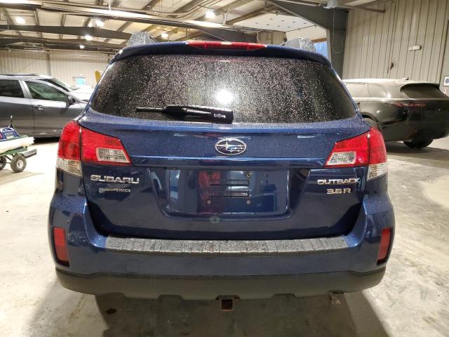 4S4BRDGC9B2423460 - 2011 SUBARU OUTBACK 3.6R PREMIUM BLUE photo 6