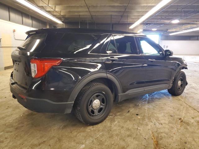 1FM5K8AB1LGD01477 - 2020 FORD EXPLORER POLICE INTERCEPTOR BLACK photo 3