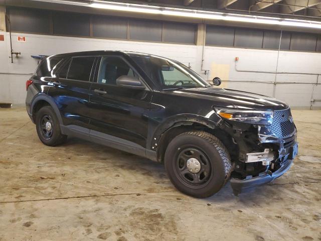 1FM5K8AB1LGD01477 - 2020 FORD EXPLORER POLICE INTERCEPTOR BLACK photo 4