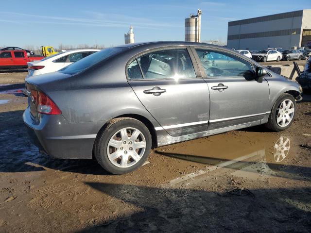 19XFA1F52AE065442 - 2010 HONDA CIVIC LX GRAY photo 3