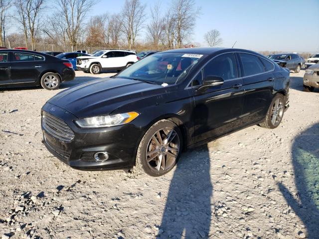 3FA6P0D9XDR168495 - 2013 FORD FUSION TITANIUM BLACK photo 1