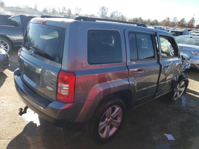 1C4NJRFB8CD513901 - 2012 JEEP PATRIOT LATITUDE GRAY photo 3