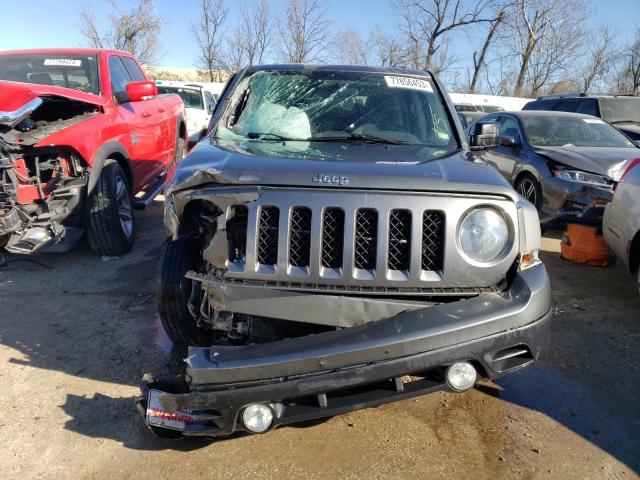 1C4NJRFB8CD513901 - 2012 JEEP PATRIOT LATITUDE GRAY photo 5