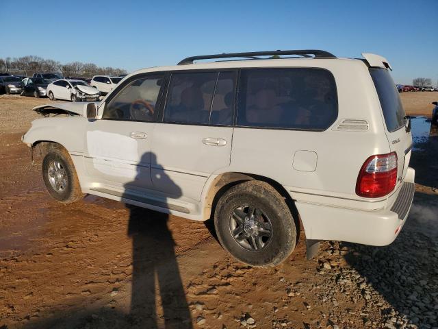 JTJHT00W723522606 - 2002 LEXUS LX 470 WHITE photo 2