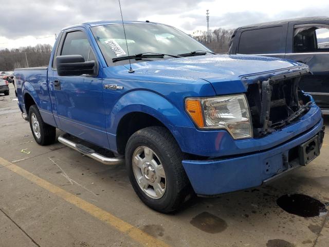 1FTMF1CM1EFA41388 - 2014 FORD F150 BLUE photo 4