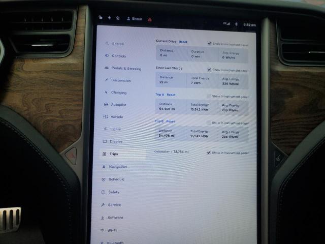 5YJSA1E21JF260318 - 2018 TESLA MODEL S WHITE photo 9