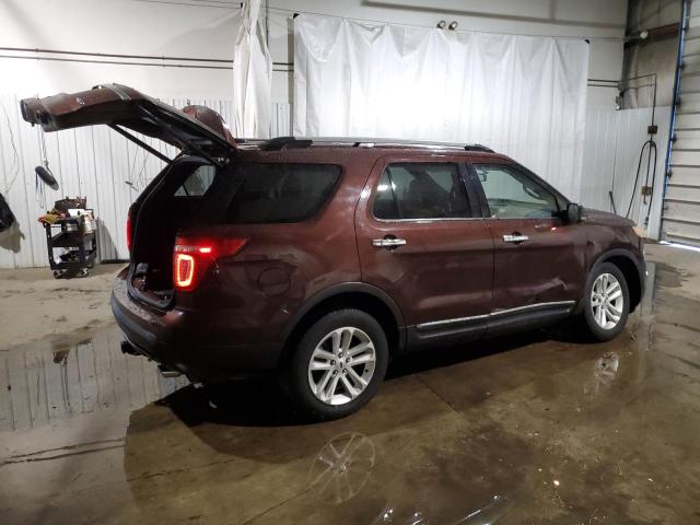 1FMHK8D89CGA97511 - 2012 FORD EXPLORER XLT BROWN photo 3