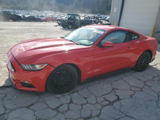 1FA6P8TH9F5416748 - 2015 FORD MUSTANG RED photo 1
