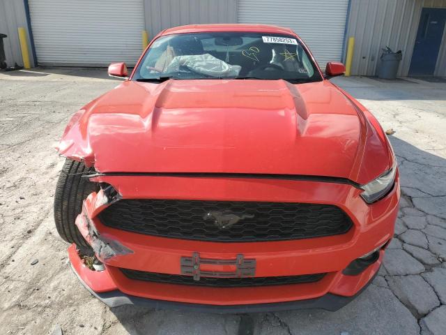 1FA6P8TH9F5416748 - 2015 FORD MUSTANG RED photo 5