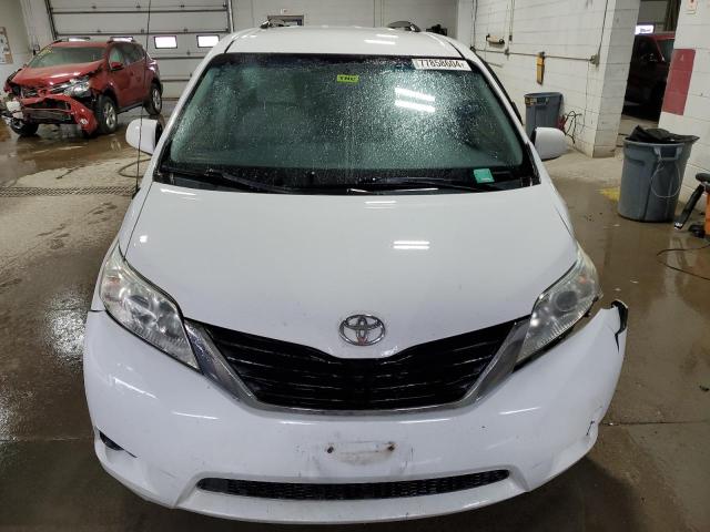 5TDKK3DC7ES491664 - 2014 TOYOTA SIENNA LE WHITE photo 5