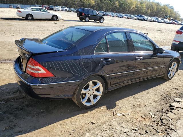 WDBRF52H37F911306 - 2007 MERCEDES-BENZ C 230 BLUE photo 3