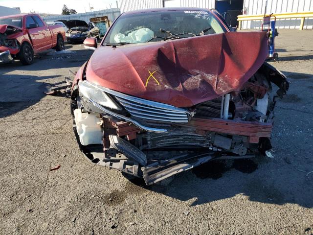 3LN6L2LU8ER828828 - 2014 LINCOLN MKZ HYBRID RED photo 5