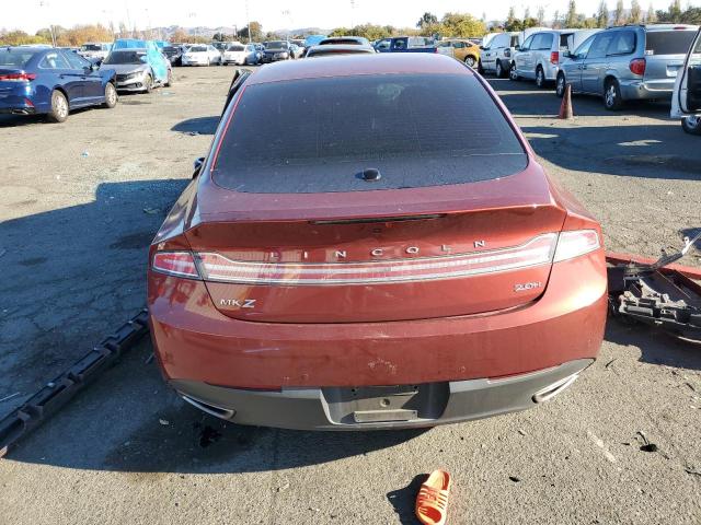 3LN6L2LU8ER828828 - 2014 LINCOLN MKZ HYBRID RED photo 6