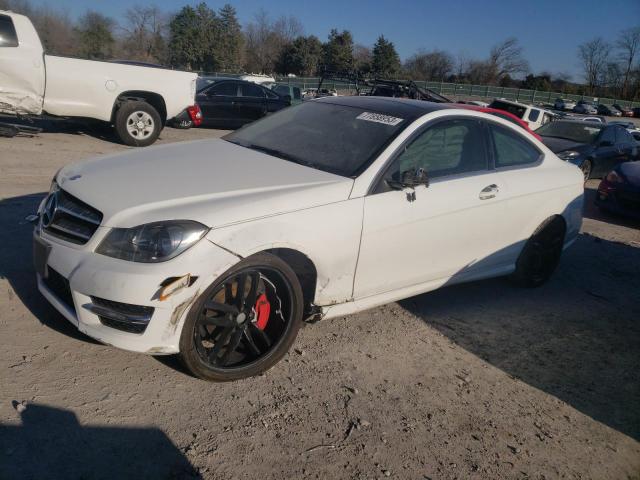 WDDGJ4HB3EG217877 - 2014 MERCEDES-BENZ C250 250 WHITE photo 1