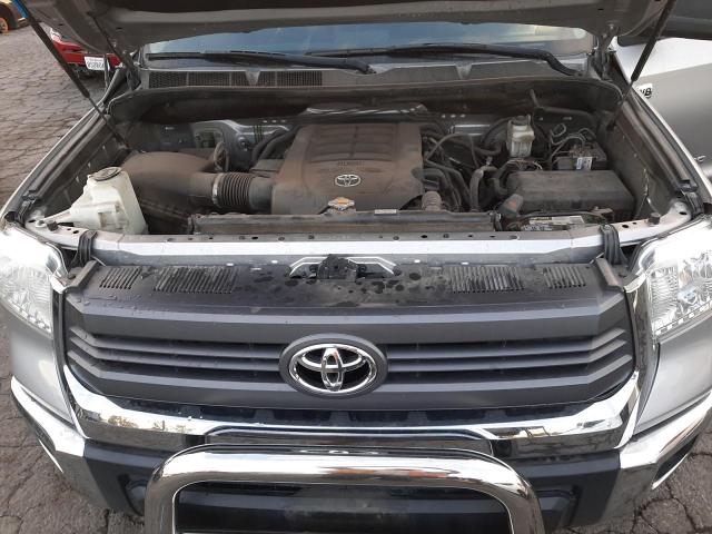 5TFRY5F19FX188322 - 2015 TOYOTA TUNDRA DOUBLE CAB SR/SR5 SILVER photo 11