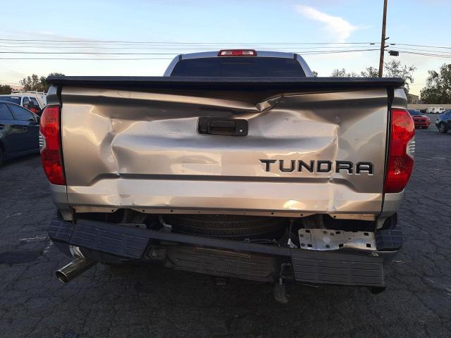 5TFRY5F19FX188322 - 2015 TOYOTA TUNDRA DOUBLE CAB SR/SR5 SILVER photo 6