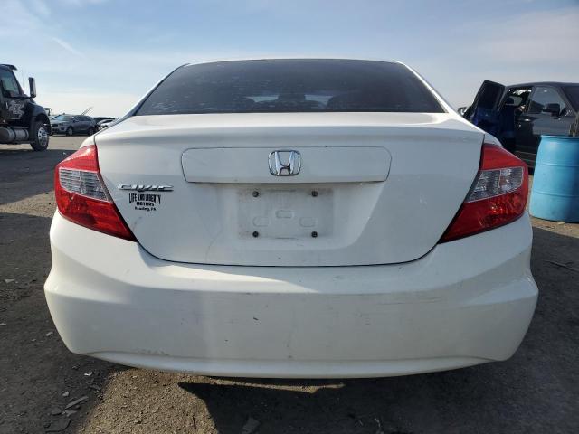 19XFB2F52CE085194 - 2012 HONDA CIVIC LX WHITE photo 6