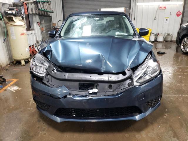 3N1AB7AP6GY283218 - 2016 NISSAN SENTRA S BLUE photo 5