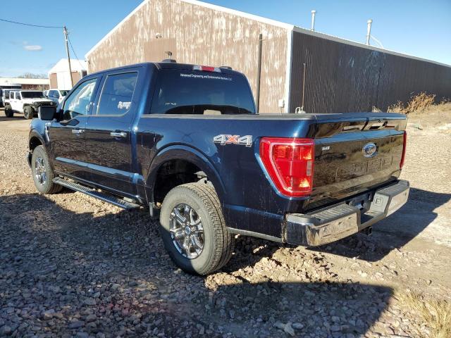 1FTFW1E56NKE83542 - 2022 FORD F150 SUPERCREW BLUE photo 2