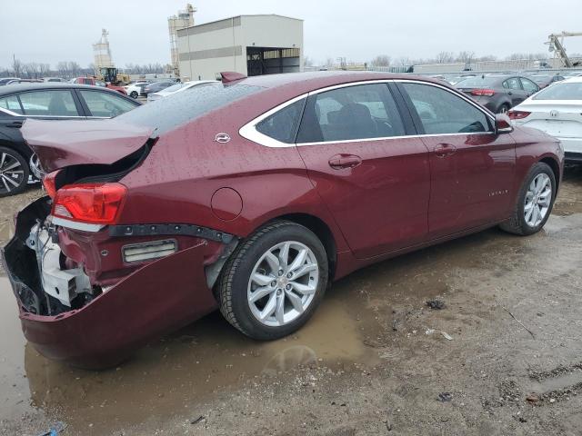 2G1105S36H9113194 - 2017 CHEVROLET IMPALA LT BURGUNDY photo 3