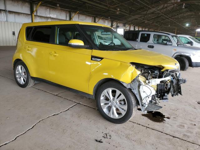 KNDJP3A56E7007903 - 2014 KIA SOUL + YELLOW photo 4