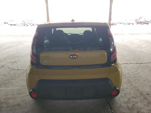 KNDJP3A56E7007903 - 2014 KIA SOUL + YELLOW photo 6