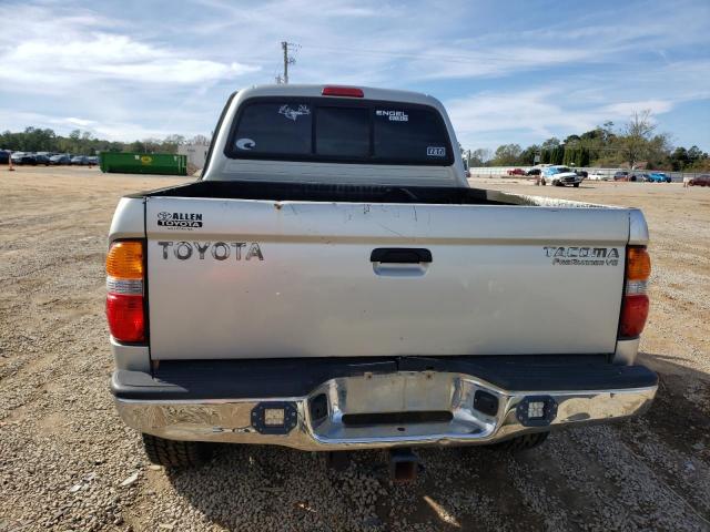 5TEGN92N74Z465569 - 2004 TOYOTA TACOMA DOUBLE CAB PRERUNNER SILVER photo 6