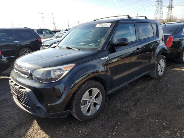 KNDJN2A27F7796019 - 2015 KIA SOUL BLACK photo 1