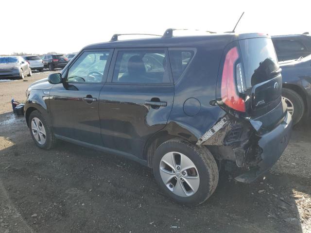 KNDJN2A27F7796019 - 2015 KIA SOUL BLACK photo 2