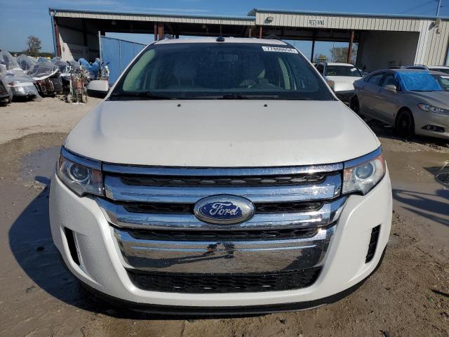 2FMDK3JC4EBB73074 - 2014 FORD EDGE SEL WHITE photo 5