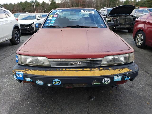 4T1SV21E0KU032602 - 1989 TOYOTA CAMRY DLX RED photo 5