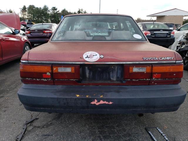 4T1SV21E0KU032602 - 1989 TOYOTA CAMRY DLX RED photo 6