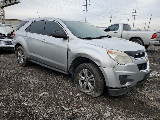 2CNFLCECXB6375082 - 2011 CHEVROLET EQUINOX LS SILVER photo 4