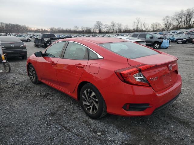 2HGFC2F74GH560595 - 2016 HONDA CIVIC EX RED photo 2