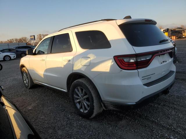 1C4RDJAG2HC830342 - 2017 DODGE DURANGO SXT WHITE photo 2