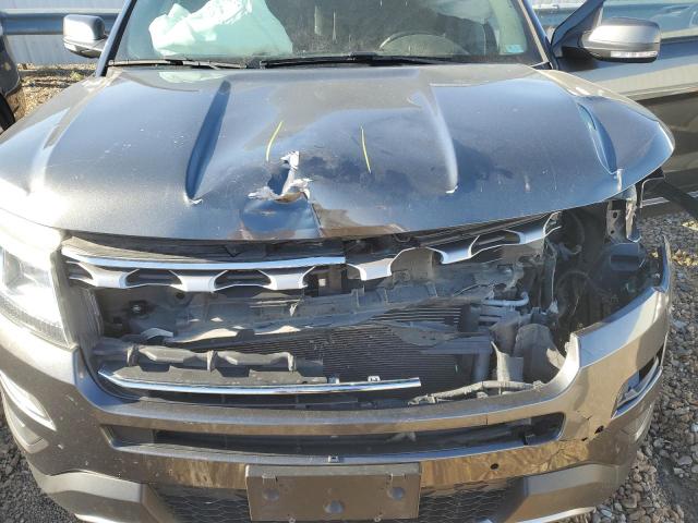 1FM5K7F81HGE23366 - 2017 FORD EXPLORER LIMITED GRAY photo 12