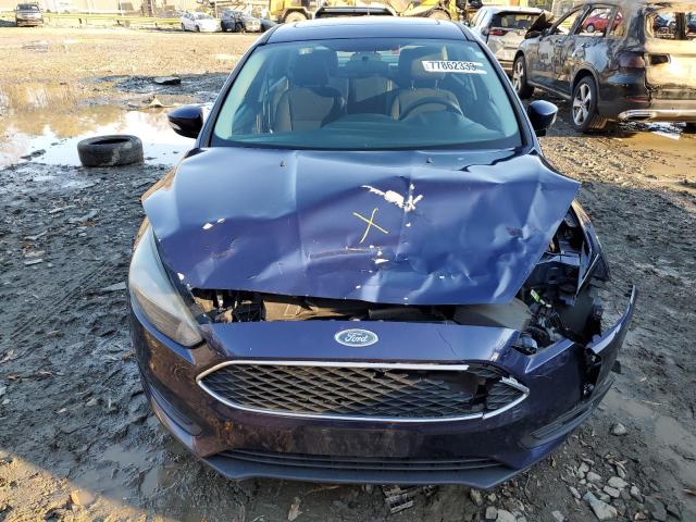 1FADP3H21HL252361 - 2017 FORD FOCUS SEL BLUE photo 5