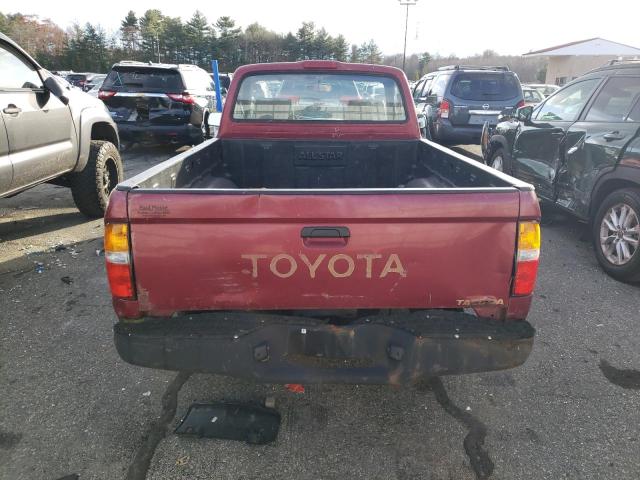 4TAUN41BXSZ052708 - 1995 TOYOTA TACOMA RED photo 6